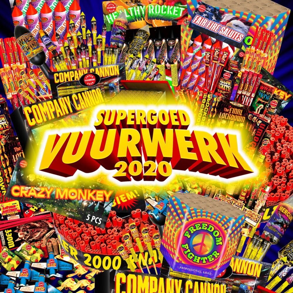 Flyer nep vuurwerk Stichting AAP.